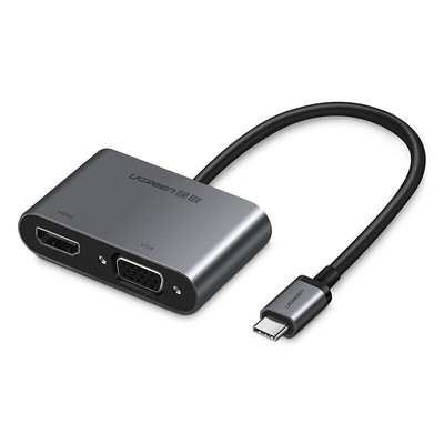 UGREEN USB-C To HDMI+VGA Converter With PD for Laptop iMac Macbook Thunderbolt