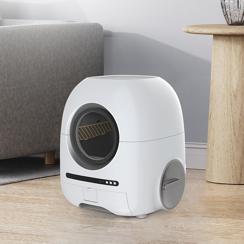 68L Self-Cleaning Cat Litter Box Automatic Cat Litter Box Robot Large Multi Cats