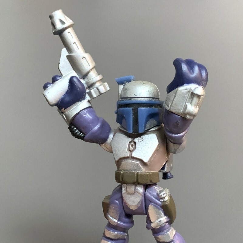 Playskool Star Wars Galactic Heroes Jedi Force JANGO FETT Ac