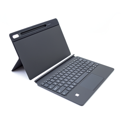 Genuine OEM Samsung Book Cover Keyboard for Galaxy Tab S8+ S7+ FE Black EF-DT970
