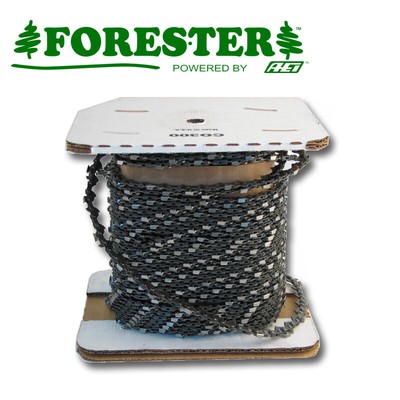3/8'' FULL CHISEL SQUARE TOOTH NON-SAFETY 100' CHAIN ROLL FORESTER FOR CHAINSAWS!