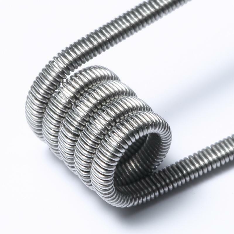 10 x ALIEN CLAPTON 0,4 Ohm SS316L Coils Wire Fertigwicklung RDARBARTA Draht 