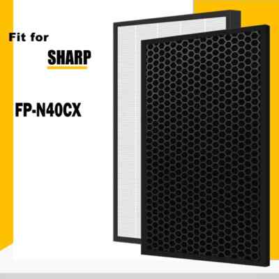 FZ-N40HFU FZN40HFU Air Purifier HEPA Carbon Filter for Sharp FP-N40CX FPN40CX