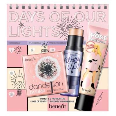Benefit Days of our Lights - dandelion twinkle, Watt's up, Porefessional primer