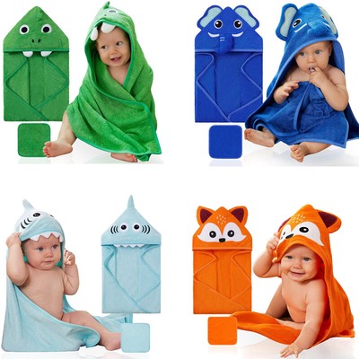 Washcloth Soft Toddler Cartoon Shower Beach Towels