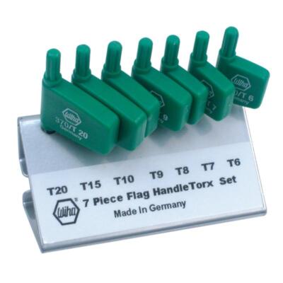 Wiha 37090 Flag Handle Torx Set, 7 Piece