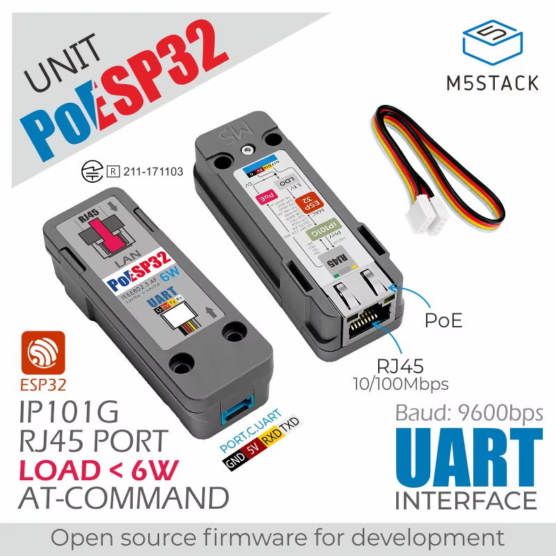 Official ESP32 Ethernet Unit with PoE