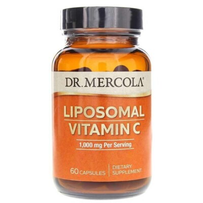 Dr. Mercola Liposomal Vitamin C 1,000mg per Serving - 60 Capsules