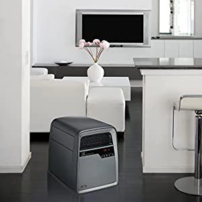 1500-Watt Electric Portable Space Infrared w/Remote Control & Cool-Touch Housing