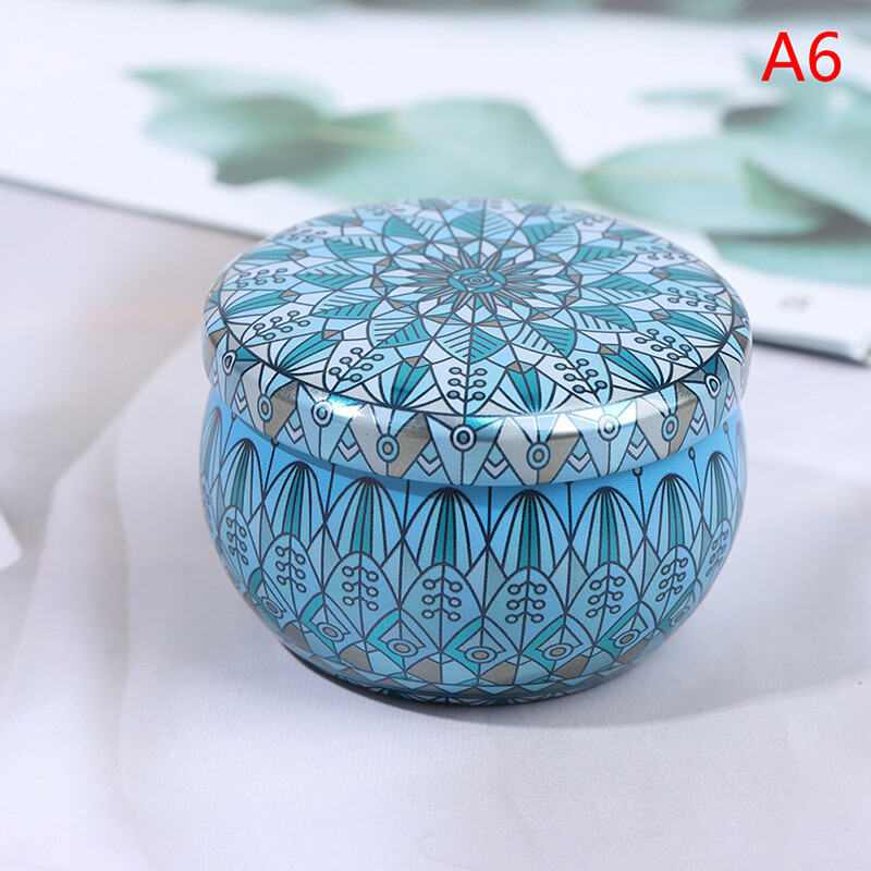 Candle Tin Jars DIY Candle Making kit Holder Storage Case For Dry Spices Sweets-