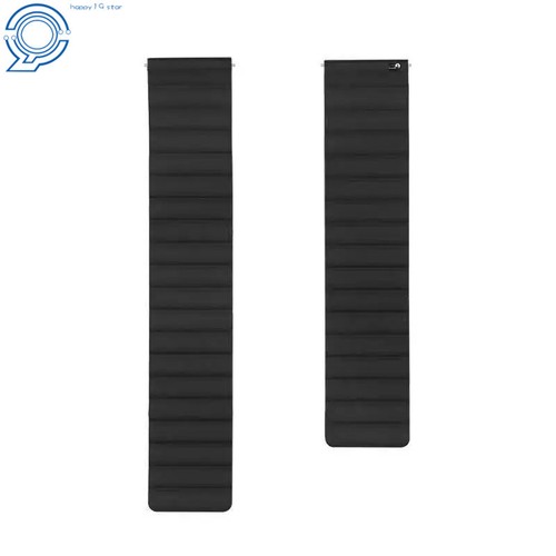 20-22mm Silicone Magnetic Watch Band Magnetic Loop Strap Release Wristband