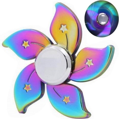 Rainbow Fidget Hand Spinner Flower Star Finger Toy EDC Focus ADHD Ball Autism B3