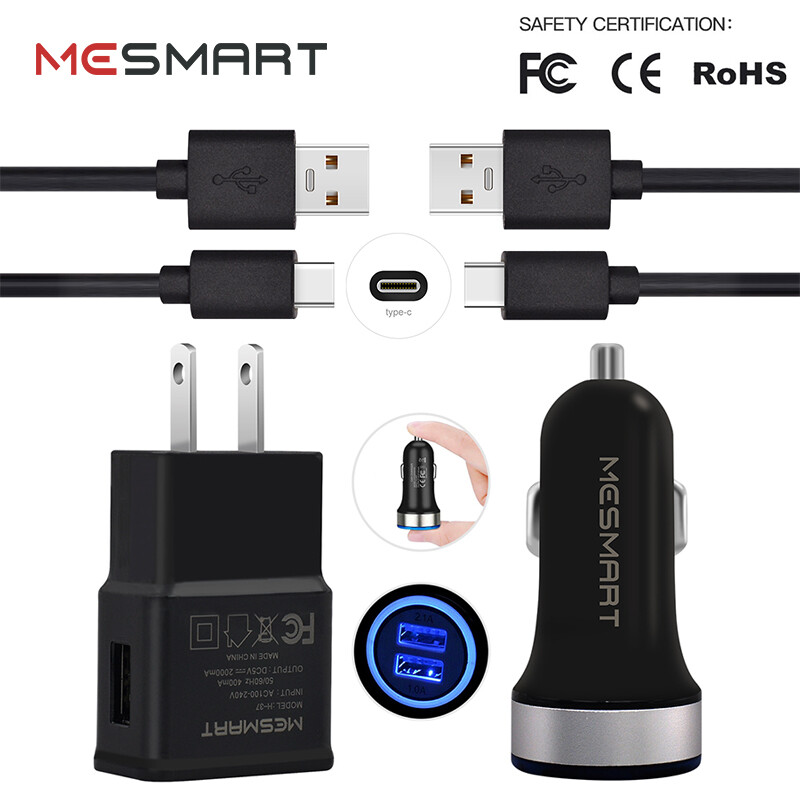 Phone Charger Car Wall Plug USB-C Cord For Samsung Galaxy A1