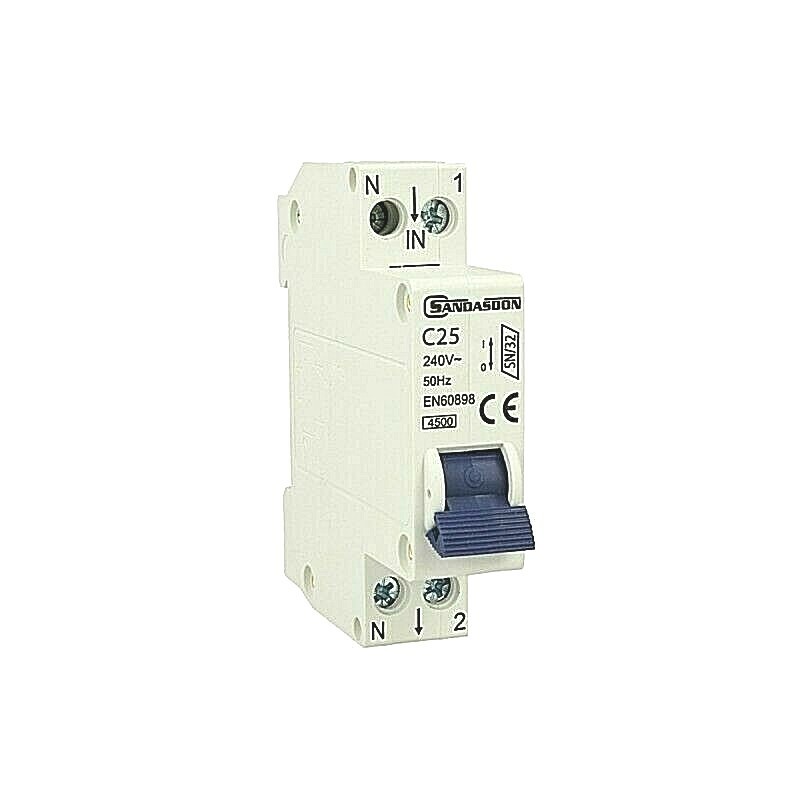 Interruttore Magnetotermico 1 Posto C25 25Amp 1M 1 Modulo Stotz SD-SN32-C25 uni