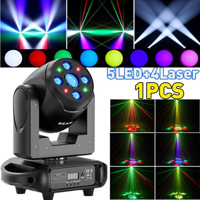 170W LED Laser Stage Light RGBW Beam 3Prism Moving Head Light DMX Party DJ Disco