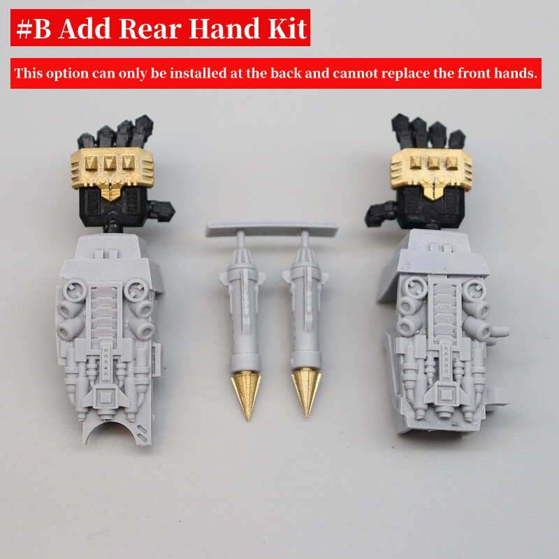 DIY Filler Hand Foot Weapon Upgrade Kit For Legacy Core Dinoking Volcanicus