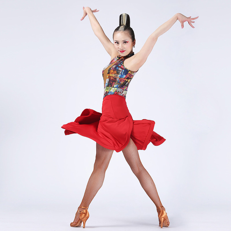 Tanzbekleidung Meerjungfrau-Linie Swing Latein Tanzrock Tango Salsa Rumba Solid
