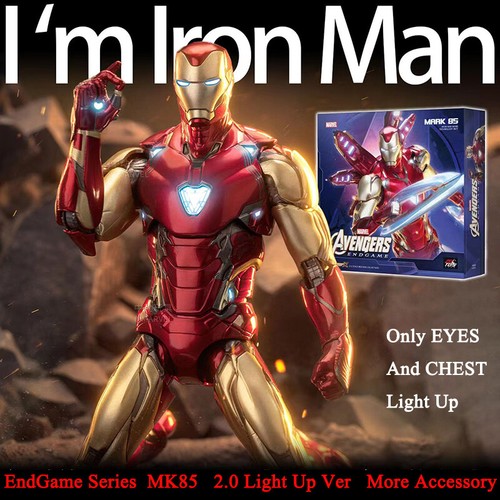 Zd Toys Iron Man MK85 2.0 Light Up Ver Action Figure