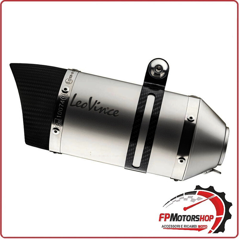 TERMINALE DI SCARICO INOX PER MOTO MORINI X-CAPE 650 21- LEOVINCE 14410EU SLIP