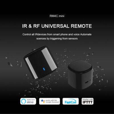 Broadlink RM4C Mini IR Wirless Remote Controller for Alexa Amazon Google Home