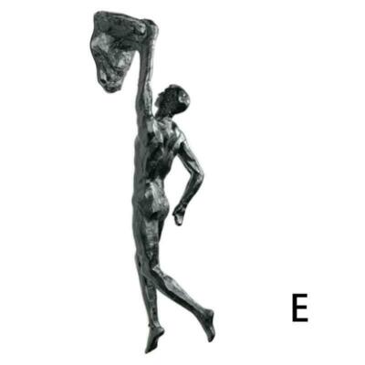 Wall Decor Climbing Home Decorations Art Sculpture Hanging Resin Statue W2R4