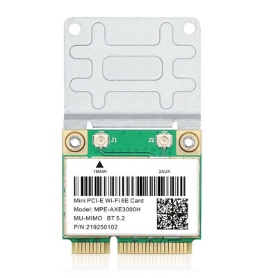 Mini PCIE Wifi 6E Tri-band Wifi Bluetooth Card for Laptop PC Network Adapter