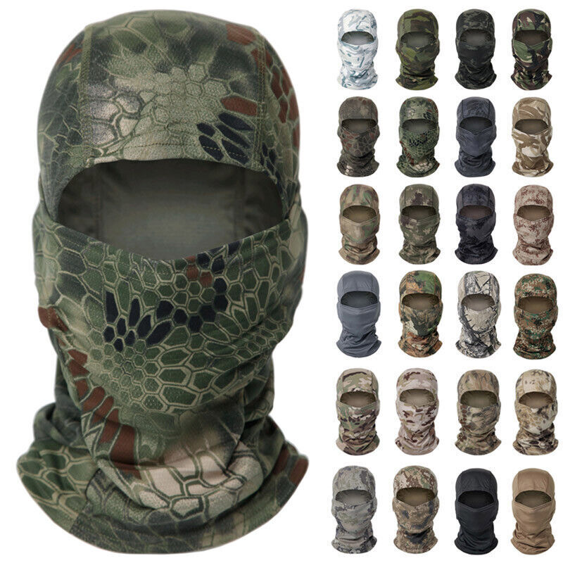 Cagoule Airsoft Paintball Masque Complet Tactique Chasse Tour De Cou Cache-Cou