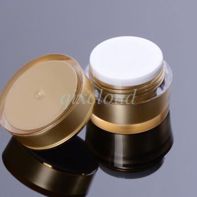 5g Empty Plastic Gold Thick Double-Layer Eye Cream Bottle Cream Cosmetic Jars