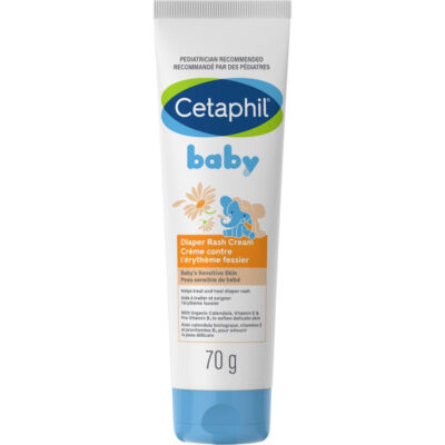 Cetaphil Diaper Rash Cream with Organic Calendula Heal Recommended 70g NEW