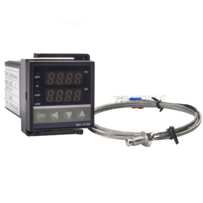 Digital PID Temperature Controller REX-C100 thermostat relay output Thermocouple