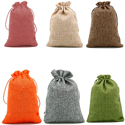 10Pcs Hot Shooting Props Wedding Cotton Linen Jewelry Bag New Gift Bag