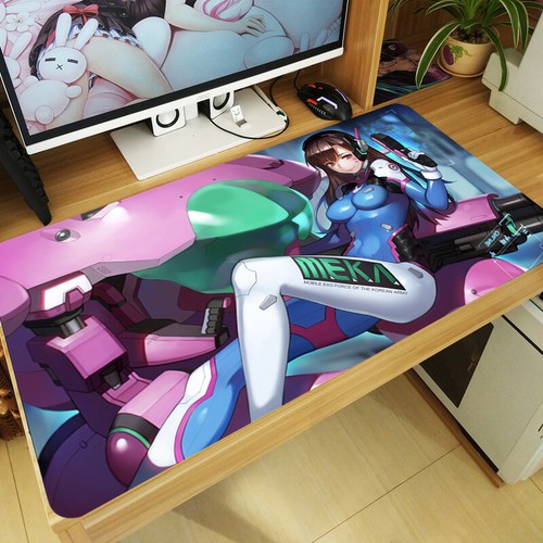 Overwatch Large Mouse Pad D.Va Anime Girl PC Keyboard Mice P