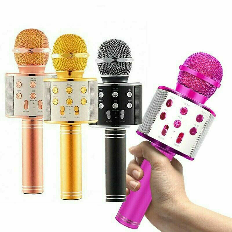 Microfono Wireless Con Altoparlante Cassa Integrata Bluetooth Karaoke cir