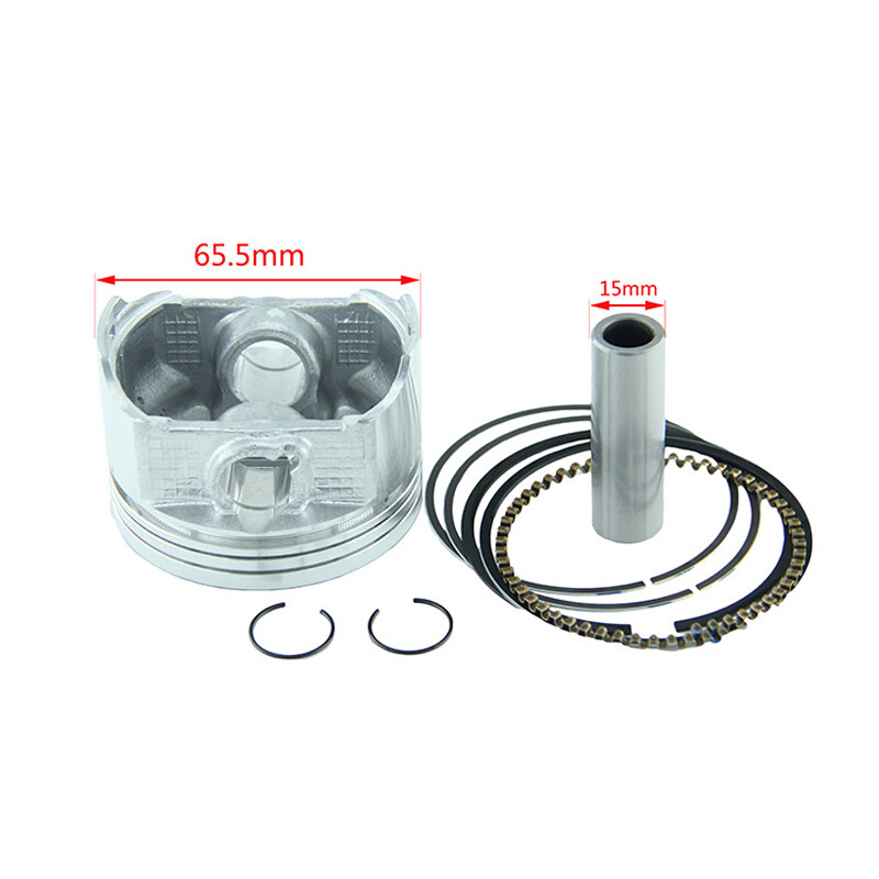 US 65.5mm 15mm Pin Piston Rings Kit For 250cc Engine Motor Quad Dirt Bike ATV
