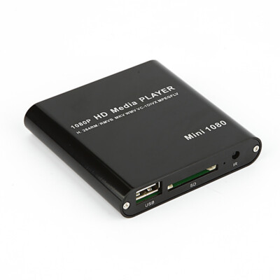 Slim 1080P HD HDMI MEDIA PLAYER RMVB MKV MP4 SD SDHC USB JPEG