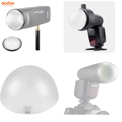 US Godox AK-R11 Flash Dome Diffuser For Round Flash Head V1-S V1-N V1-C H200R