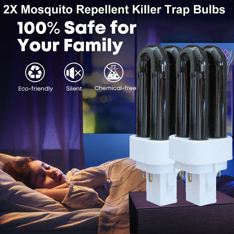2X Mosquito Repellent Killer Trap Replacement Bulb For Dynatrap 41050-R 41050 UV