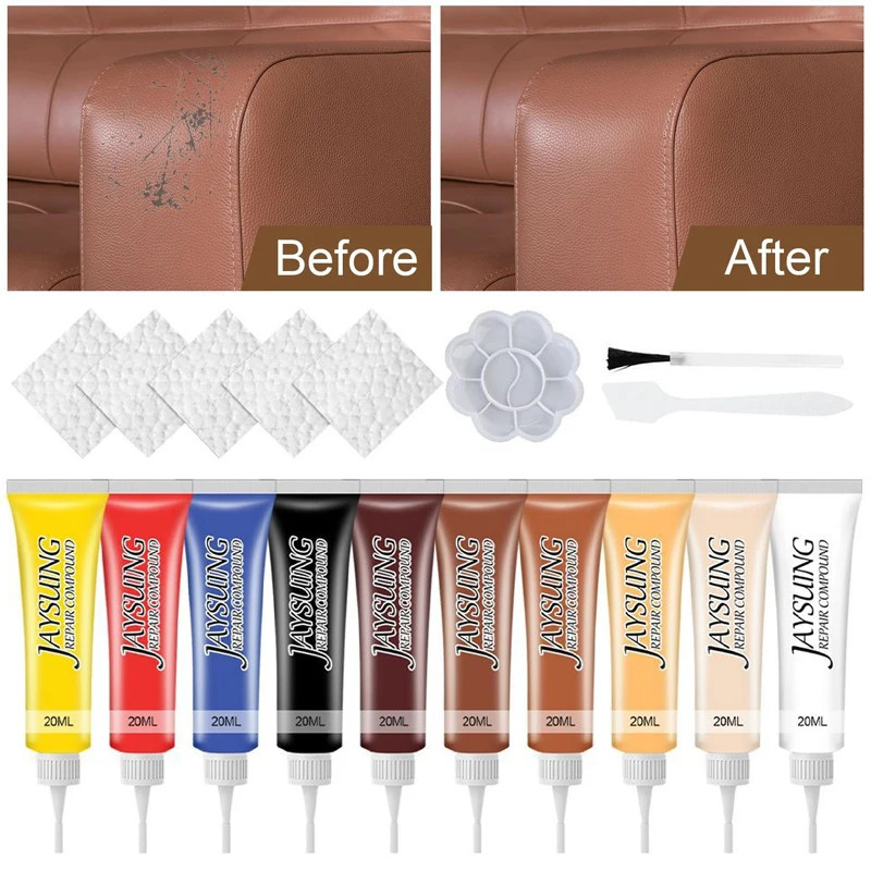 20Ml Leather Repair Gel Color Car Repair Scratches Cracks Sofa Auto Seat Leather