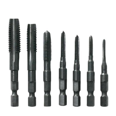 Improved Efficiency Electric Drill Head with Deepened 312mm 7pc Set
