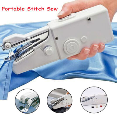 Mini Electric Sewing Machine Portable Hand Held Tailoring Tools