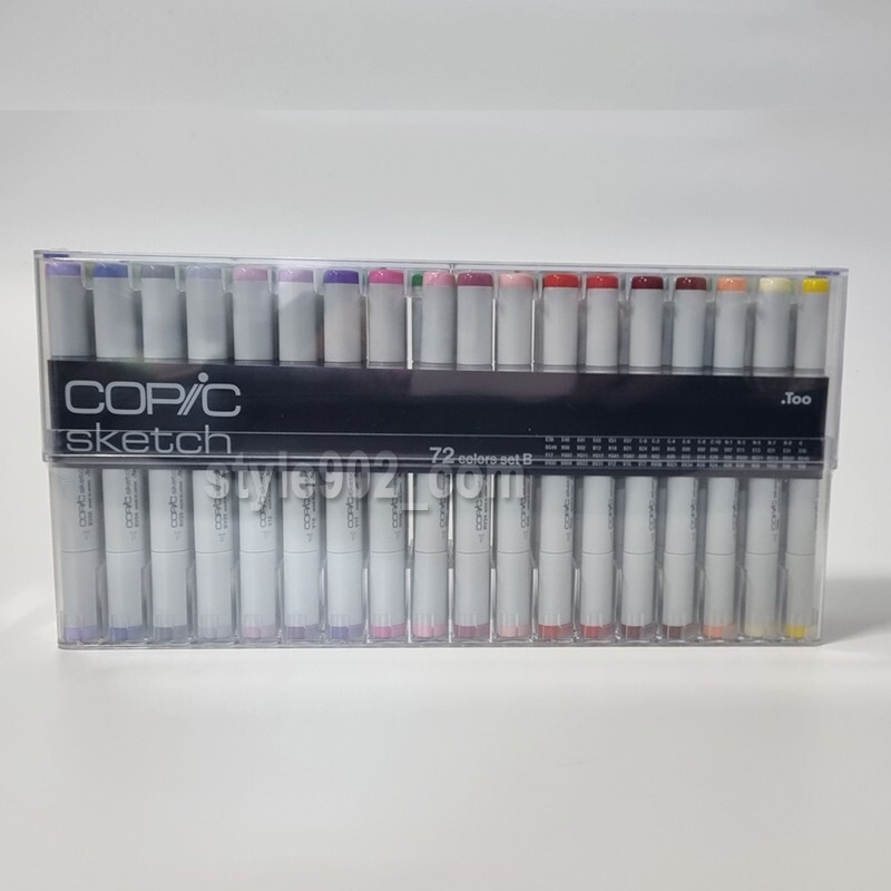 Copic sketch 72色セットB Amazon.com : Copic Sketch Basic 72 Color Set : Arts, Crafts