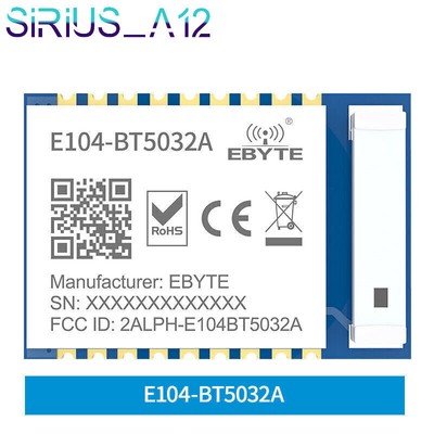 2.4GHz BLE5.0 IoT Bluetooth Module E104-BT5032A NRF52832 60m SMD BLE Module
