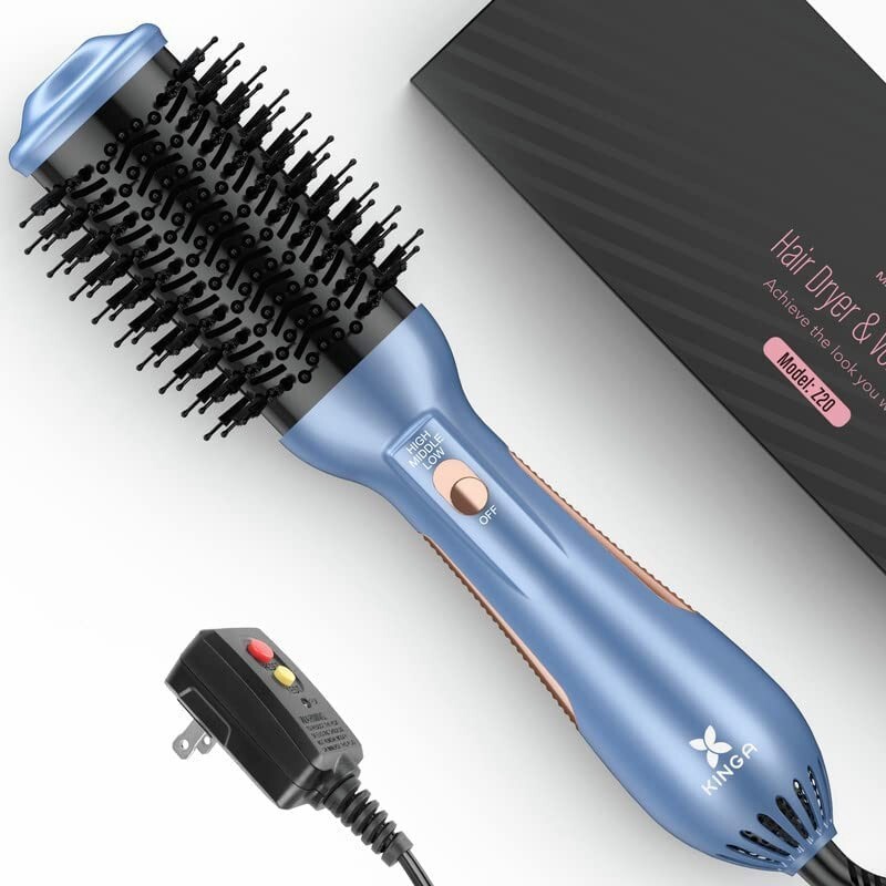 Brush Blow Dryer Brush Round Brush With Anti-frizz 5-in-1