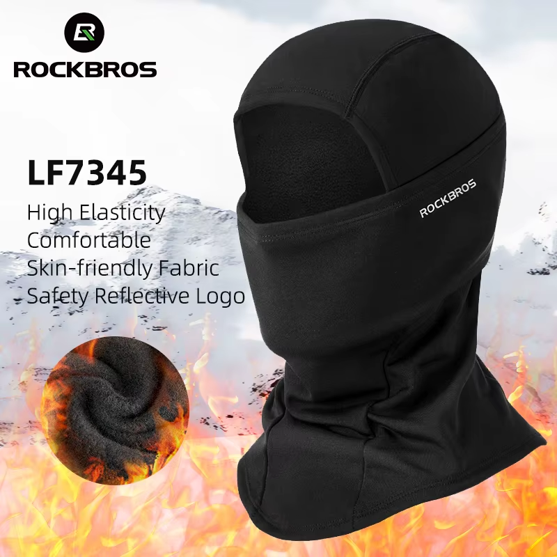 ROCKBROS Cycling Face Keep Warm Winter Climbing Hiking Fleece Thermal Windproof