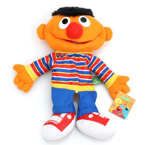 SesameStreet Plush Hand Puppet Muppet Elmo Ernie Big Bird Toy Kid Christmas Gift