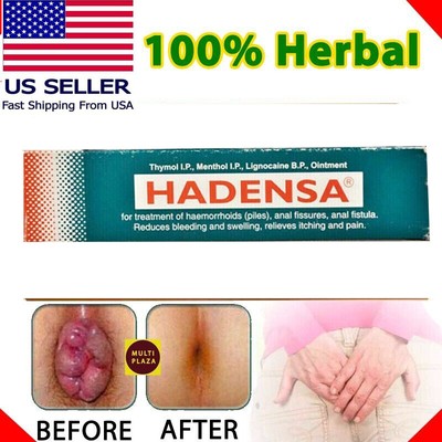 Hemorrhoids Remove Ointment Herbal Cream Relief Piles Pain Reduce Itching Burns