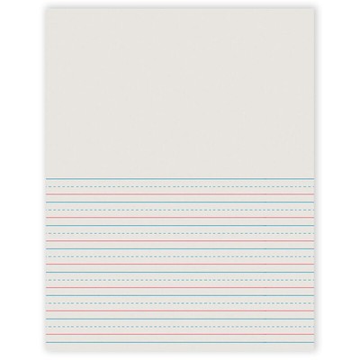 Newsprint Handwriting Paper, Picture Story, Grade 2, 1/2'' x 1/4'' x 1/4'' Ruled S