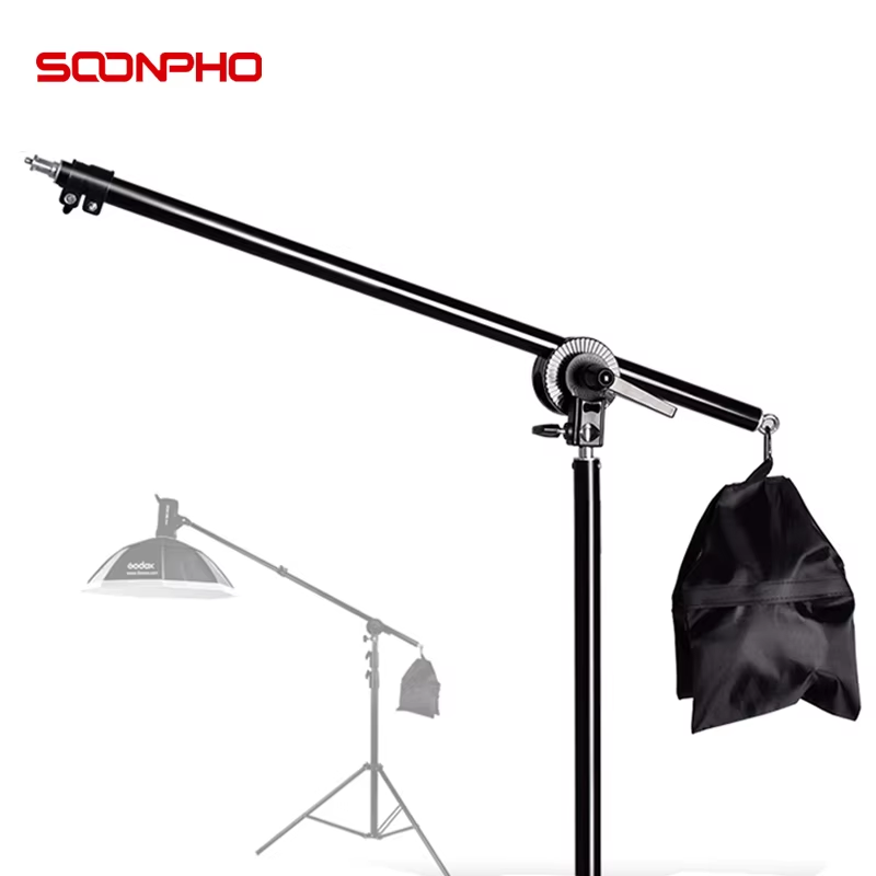 74-135cm Light Stand With Sandbag Studio Photo Telescopic Boom Arm Tripod for Sp