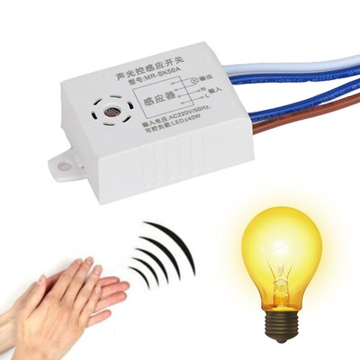 Sound Voice Sensor Switch  Indoor Intelligent Auto On Off Lights Switch Module D