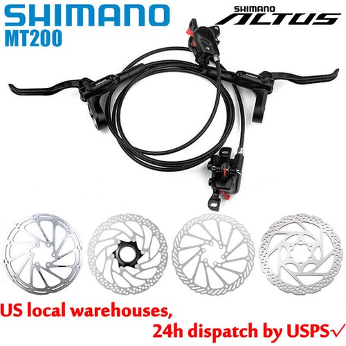 SHIMANO Altus BR-BL-MT200 Hydraulic Disc Brake Set Bicycle MTB Front & Rear OEM